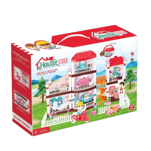JMT-846858 Educational Light and Music Plastic House Play Set for Kids