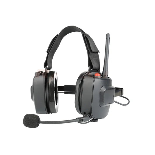 JMT-245258 Noise-Cancelling Industrial Headphones with Built-in Two-way Radio Function