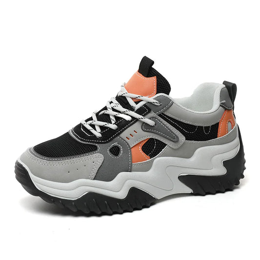 JMT-622538 SH201 New Colored Mesh Women's Board Shoes Summer Breathable Thick Sole Running Shoes Student Fashion Casual Shoes