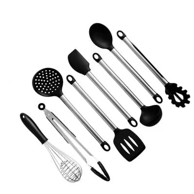 JMT-656714 Stainless Steel 6-Piece Kitchen Utensil Set for Cooking and Food Preparation