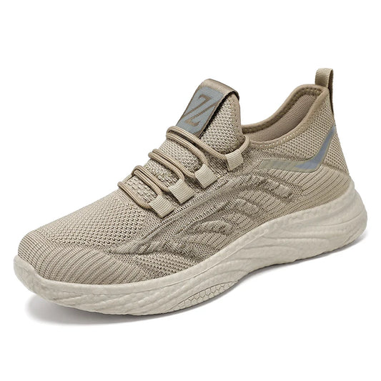 JMT-782922 B-5103Men's Elastic Breathable Mesh Fly Knit Shoes China Anti Odor Sneaker Manufacturer