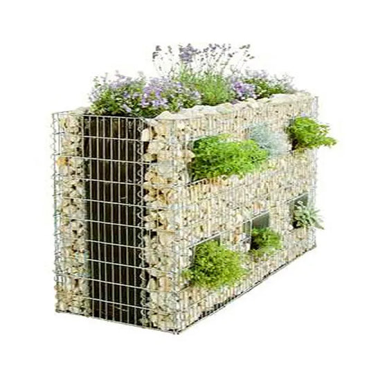 JMT-550090 Welded Stone Gabion Cage Planter 200x100x50 cm for Garden and Landscaping