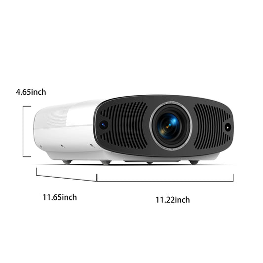JMT-703882 5-inch LCD LED Projector with 1300 LUX, Native 1080P Support, Android 11, 4K Compatible Home Theatre System