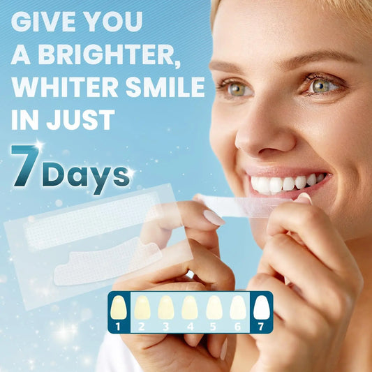 JMT-290506 Enamel-Safe Teeth Whitening Strips with 3% HP for Fast Bleaching Results