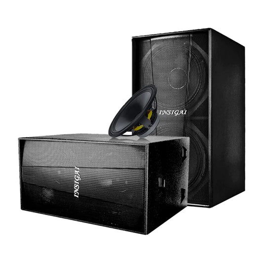 JMT-899978 18 Inch Passive Subwoofer for DJ and Stage Performance Audio Sound Systems