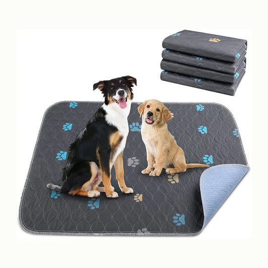 JMT-628234 Non-Slip Reusable Washable Dog Training Pee Pads - Absorbent Pet Mat for Easy Clean-Up