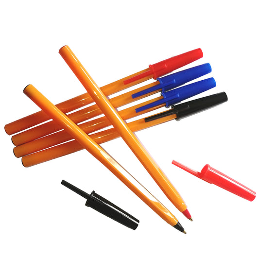 JMT-282890 Plastic Stick Ballpoint Pens for Office and School Use