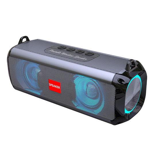 JMT-824714 Portable 2-in-1 Wireless Bass Speakers with RGB LED Light and Bluetooth Connectivity