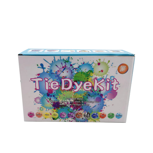 JMT-274314 12-Pack Non-Toxic Tie Dye Powder for Clothing, Socks, Bags, and Art Projects