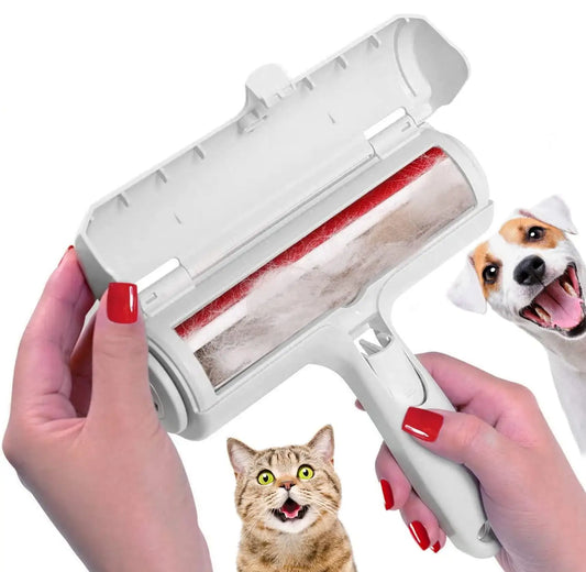 JMT-848394 Reusable Self-Cleaning Pet Hair Remover Roller for Carpets and Upholstery