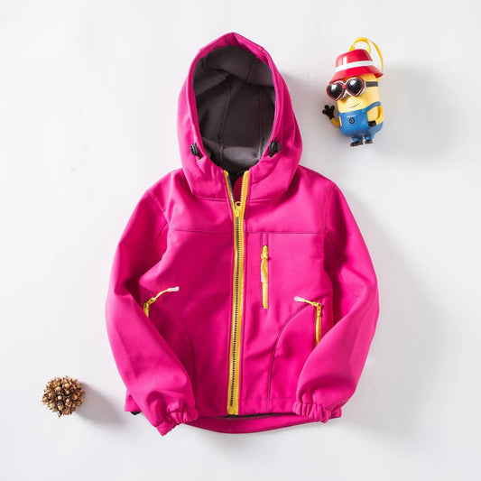 JMT-551562 Sample Customization Personalized Soft Shell Bomber Jacket for Kids for Autumn Season