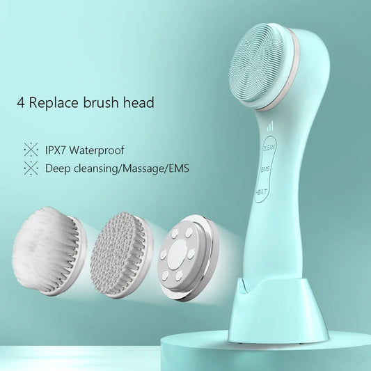 JMT-550346 Facial Cleansing Electric Instrument with Sonic Technology and Multiple Functions