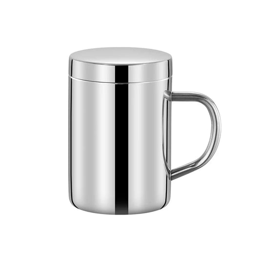 JMT-635850 Classic Double-Layer Insulated 304 Stainless Steel Travel Mug with Engraved Design