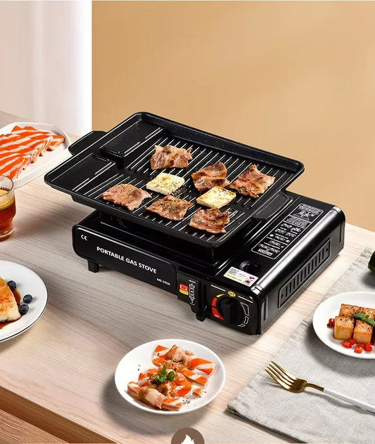 JMT-743242 Portable Outdoor Gas Stove Grill for Barbecue and Cooking