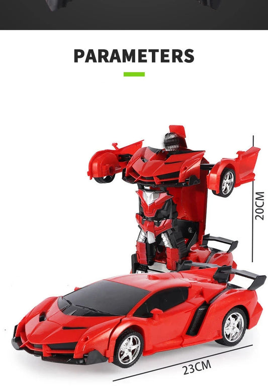 JMT-364554 2-in-1 Remote Control Car and Robot Transformation Model for Kids