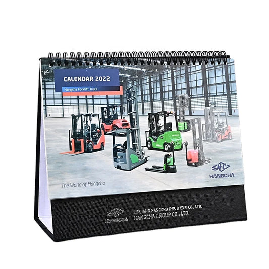 JMT-428298 2024 Business Lanner Spiral Desk Calendar - Customisable A4/A5/A6 Sizes, PVC & Art Paper Cover