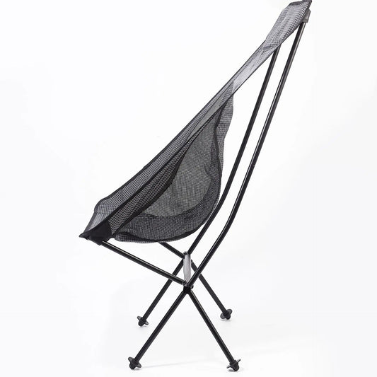 JMT-553674 Portable Folding Aluminum Alloy Chair for Outdoor Activities, Camping, Fishing, and Beach Leisure