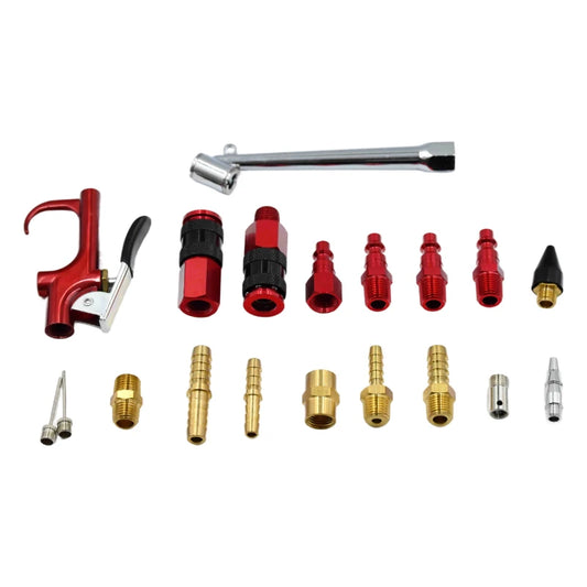 JMT-506442 19-Piece Air Tool and Accessories Kit with Impact Wrench and Storage Case
