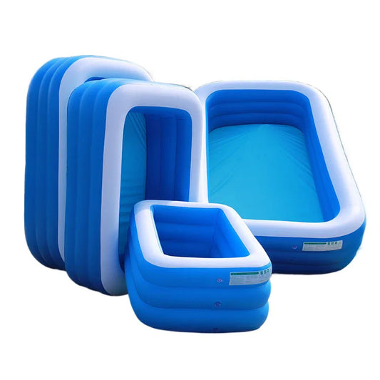JMT-666634 Inflatable Foldable Square Pool for Kids - Available in 7FT, 8FT, 10FT Sizes - Ideal for Outdoor Water Play