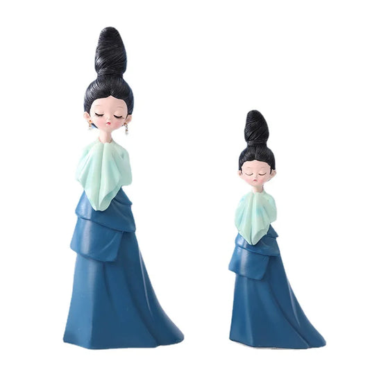 JMT-949578 Antique Inspired PVC Action Figure of Chinese Beauty Lady