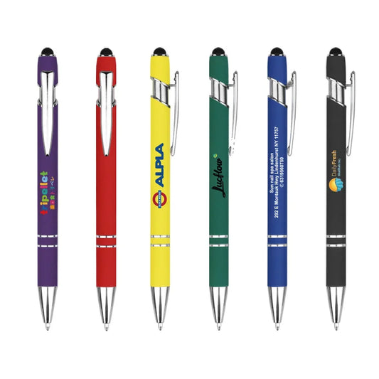 JMT-807178 Customisable Multi-Colour Ballpoint Pens with Plastic and Metal Design