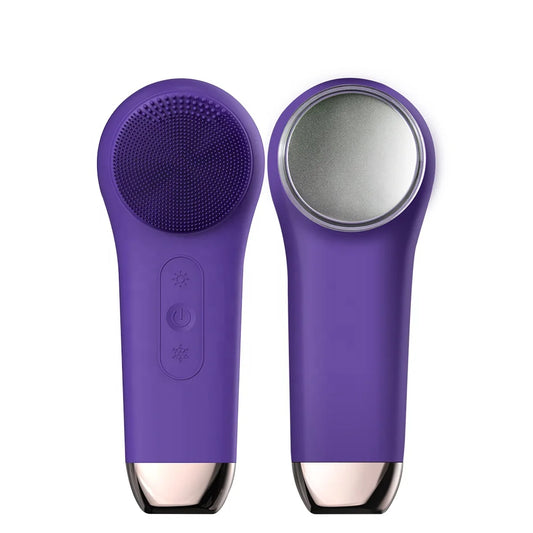 JMT-878026 Mini Electric Facial Cleansing Brush with Heat and Cooling Functions for Deep Cleaning