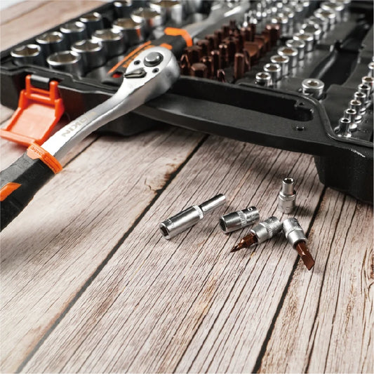 JMT-621706 Heavy Duty 197-Piece Mechanical Tool Socket Set