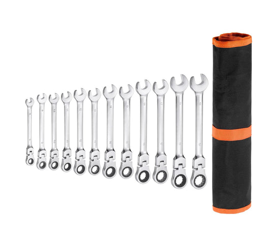 JMT-325642 CR-V Double Head Combination Wrench Set with Metric Torque Spanner and Ratchet Wrench