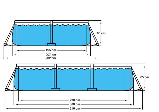 JMT-568330 Custom Logo Easy Set Outdoor Above Ground Family Swimming Pool