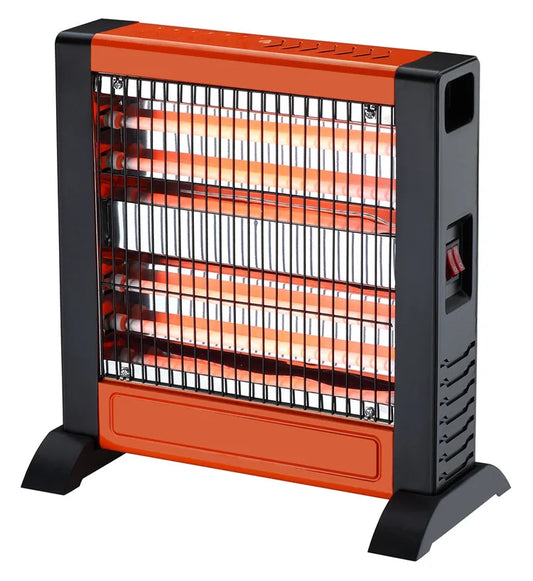 JMT-362698 Electric Quartz Heater with Safety Tip-over Switch, 500/1000 W Output
