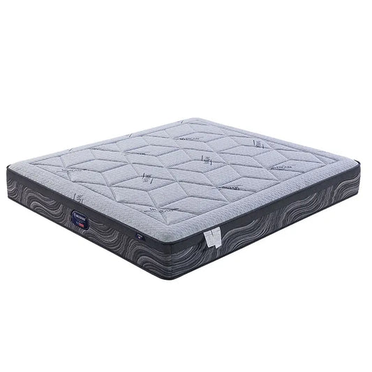 JMT-950474 Queen King Size Black Pocket Spring Mattress with Soft Cooling Foam Top Layer for Hotels