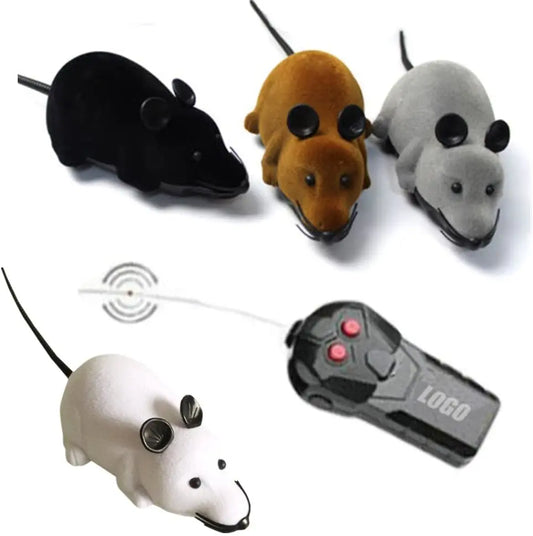 JMT-220042 Remote Control Electric Mouse Toy for Cats - Interactive Chasing Kitten Playtime