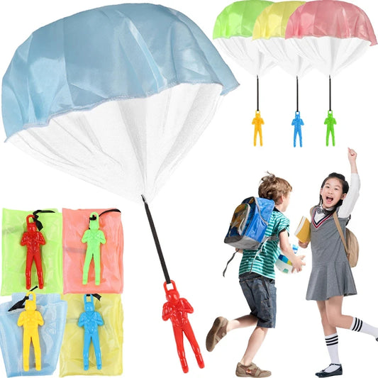 JMT-467786 Mini Parachute Soldier Flying Toy for Outdoor Fun - Educational Gift for Kids