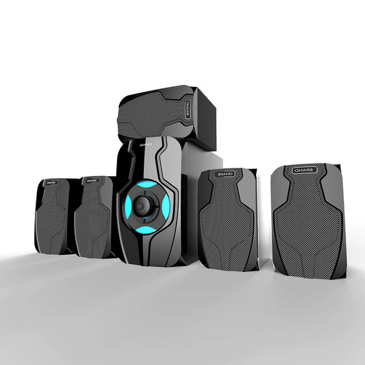 JMT-904266 5.1 Channel Surround Sound Home Theatre System with USB, SD, and FM Radio