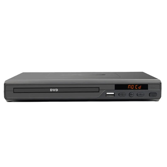 JMT-191946 Portable DVD Player Box with Remote, Multi-Format Playback, LED Display, and USB Compatibility