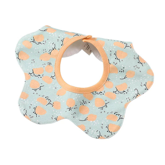 JMT-003402 Wholesale Baby Bib Printed Pattern Spring Summer Waterproof Wool 360° Rotatable Children's Saliva Towel Kids
