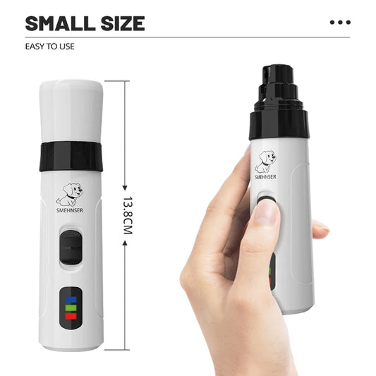 JMT-185290 Electric Pet Nail Grinder for Dogs and Cats – Low Noise Design Grooming Tool