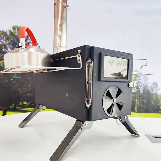 JMT-677706 Portable Outdoor Cooking Tent Stove for Camping and Grilling, Ideal for Outdoor Entertaining