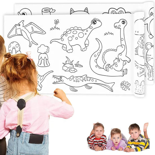 JMT-384650 Creative Removable Paper Graffiti Drawing Wall Poster Roll for Children's Art and Canvas Painting