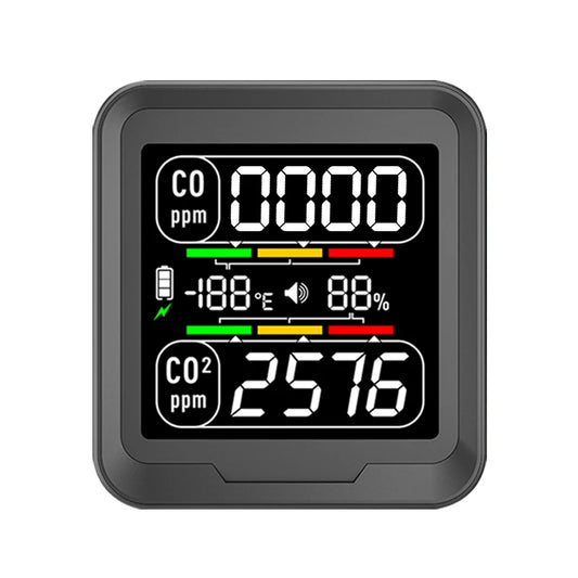 JMT-317578 Indoor CO2 and CO Monitor - Professional Portable Air Quality Detector