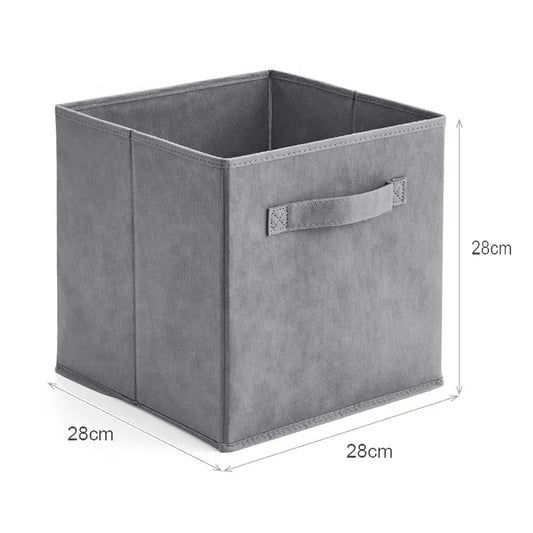 JMT-053386 Foldable Non-Woven Storage Organizer with Strong Handle for Kids' Toys and Clothing