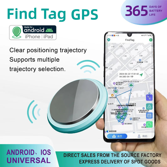 JMT-326154 Universal GPS Locator for Kids, Pets, and Elderly - Anti-Lost Device with Bluetooth Tag