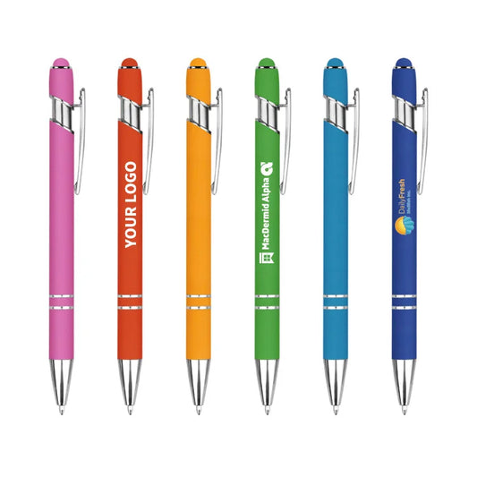 JMT-807178 Customisable Multi-Colour Ballpoint Pens with Plastic and Metal Design