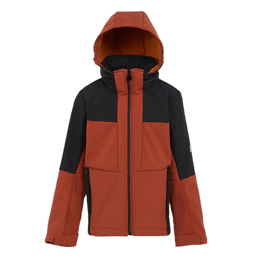 JMT-469066 Winter Softshell Jacket with Block Color Design for Kids Boy