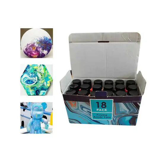 JMT-679562 Acrylic Pouring Fluid Art Set for Creative DIY Abstract Paintings