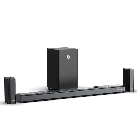 JMT-601610 500W Wireless Bluetooth Soundbar with Subwoofer and Multiple Connections for Home Audio System