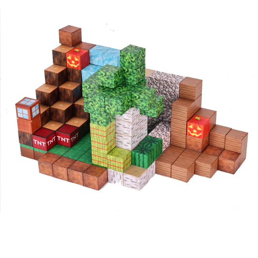 JMT-383306 Magnetic Building Blocks for Kids - Educational Plastic Construction Set