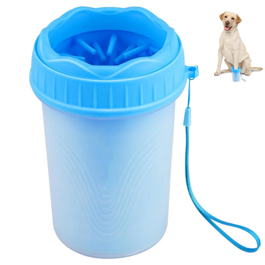 JMT-759306 Portable Automatic Dog Paw Cleaner Cup with Silicone Brush for Grooming