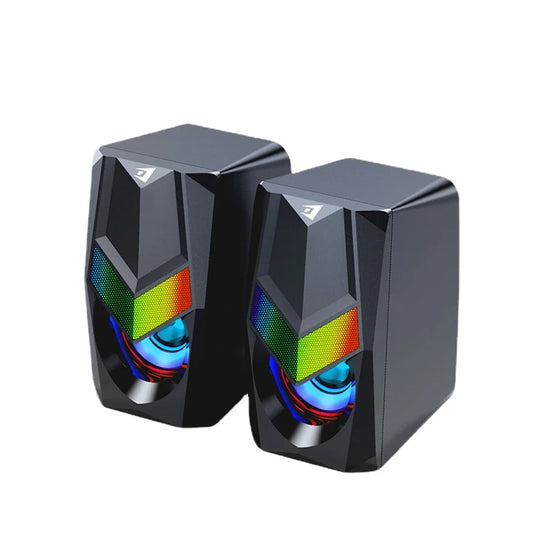 JMT-972426 RGB Backlit Wired Gaming Speakers with USB for PC and Laptop
