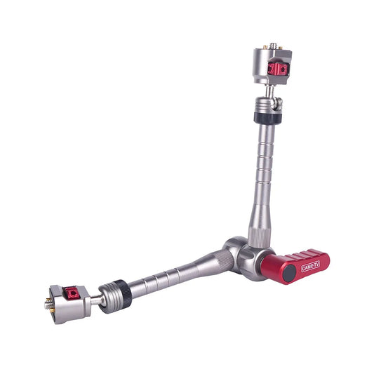 JMT-663050 11" Articulating Magic Arm with 1/4" Screw and Retractable Arri Pin for Action Cameras